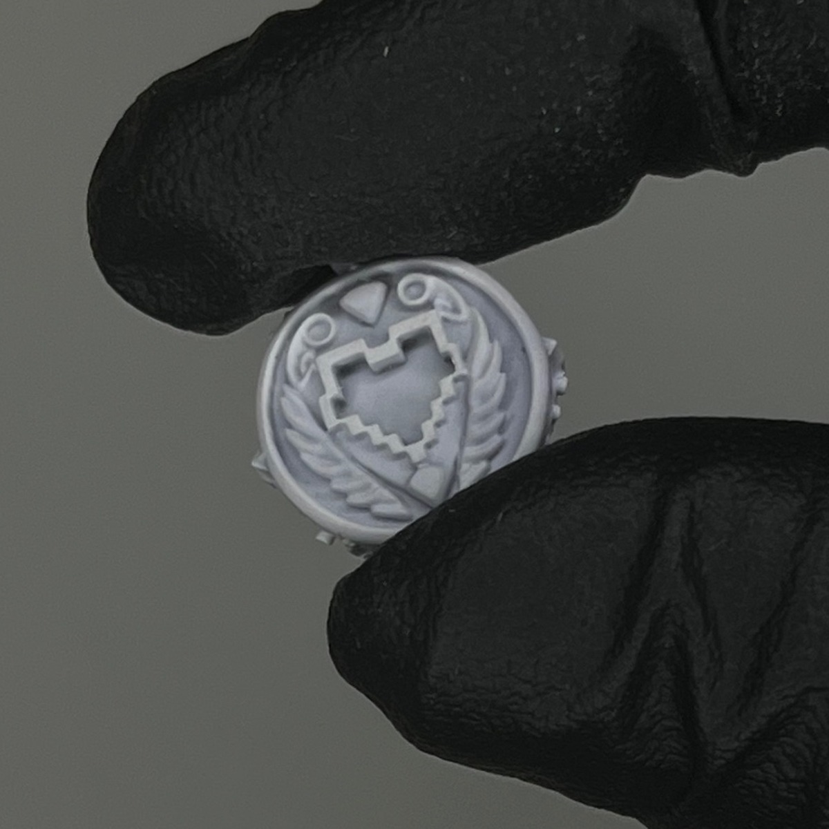 SEVEN SOULS PENDANT — 3D printed prototype before casting (2)